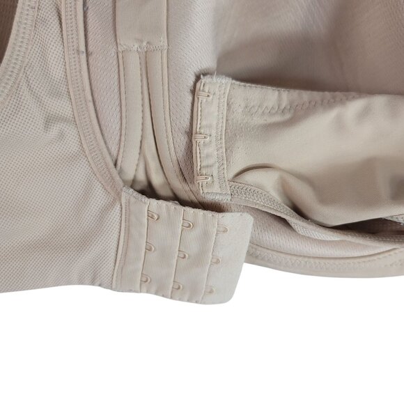 Wacoal Lindsey Contour Underwire Sports Bra Tan 38C Full Cover Seamless 853209 - Picture 6 of 11